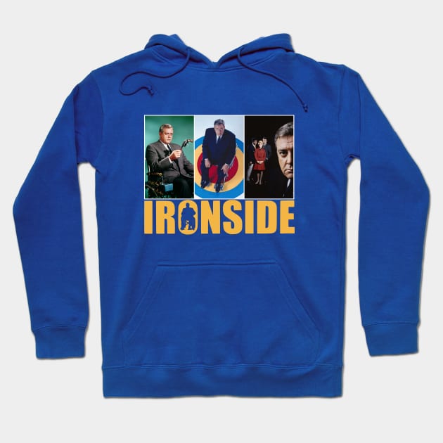 Ironside - Raymond Burr - 60s Cop Show Hoodie by wildzerouk